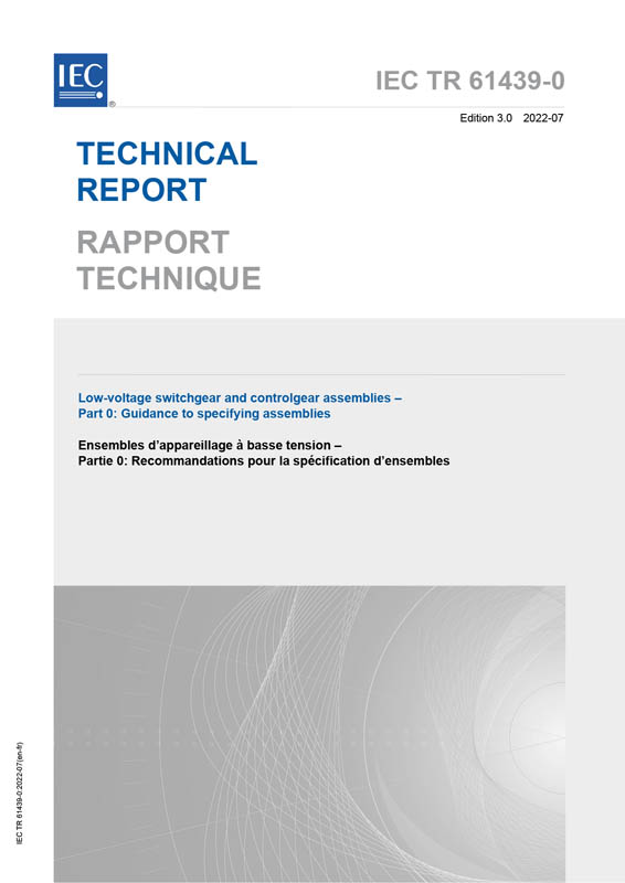Cover IEC TR 61439-0:2022